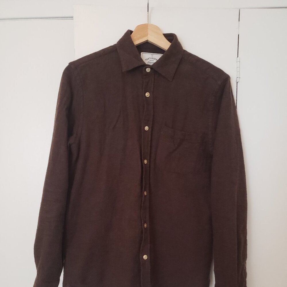 Portuguese Flannel - brown flannel shirt